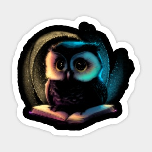 Midnight Scholar Aura Sticker